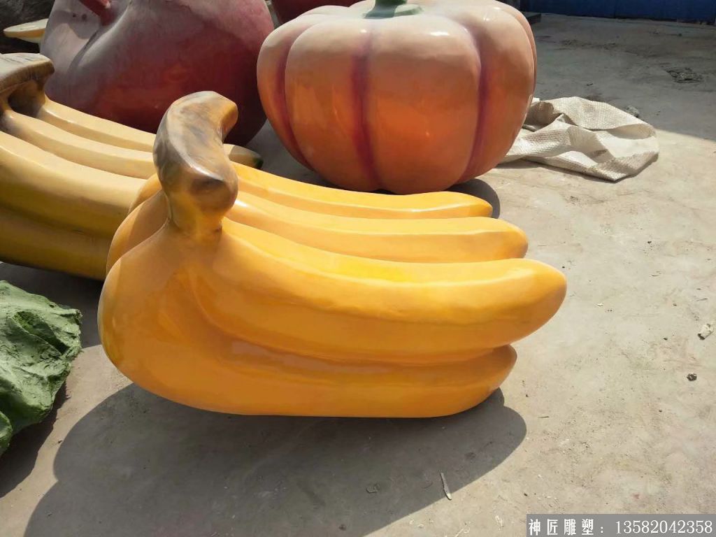 香蕉雕塑定制 香蕉雕塑图片